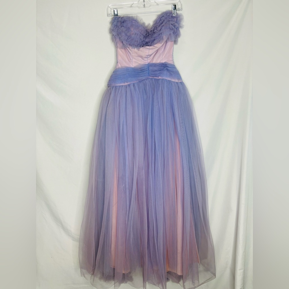 Vintage 1950’s Clifton Wilhite Cupcake Tulle Prom/ Evening Dress